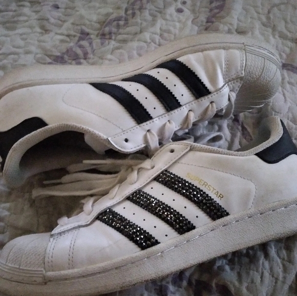 White Diamond Gem Adidas - Picture 2 of 7